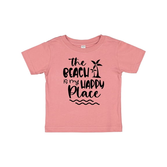 Inktastic Spring Break the Beach is My Happy Place Boys or Girls Baby T-Shirt
