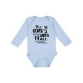 thumbnail image 1 of Inktastic Spring Break the Beach is My Happy Place Boys or Girls Long Sleeve Baby Bodysuit, 1 of 5