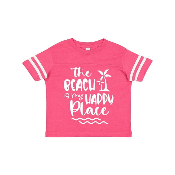 Inktastic Spring Break the Beach is My Happy Place Boys or Girls Toddler T-Shirt