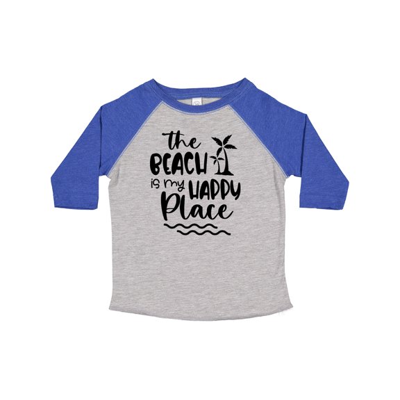 Inktastic Spring Break the Beach is My Happy Place Boys or Girls Toddler T-Shirt