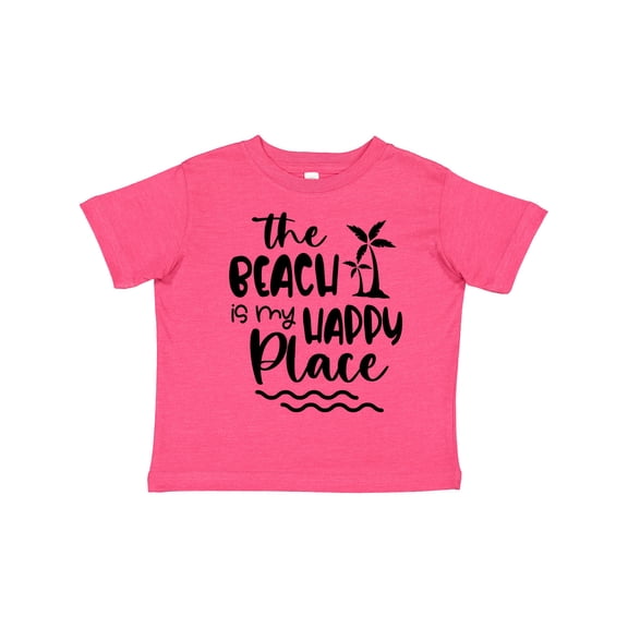 Inktastic Spring Break the Beach is My Happy Place Boys or Girls Toddler T-Shirt