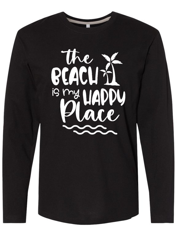 Spring Break the Beach is My Happy Place Long Sleeve T-Shirt