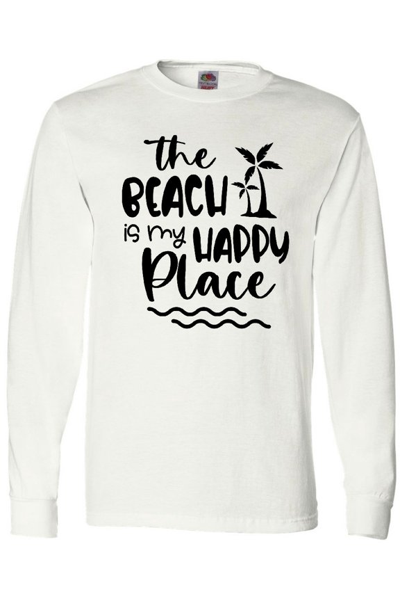 Spring Break the Beach is My Happy Place Long Sleeve T-Shirt