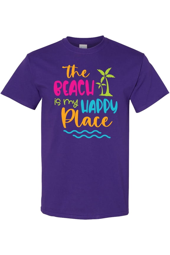 Spring Break the Beach is My Happy Place T-Shirt