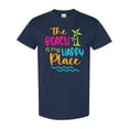 thumbnail image 1 of Inktastic Spring Break the Beach is My Happy Place T-Shirt, 1 of 5