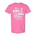 thumbnail image 1 of Inktastic Spring Break the Beach is My Happy Place T-Shirt, 1 of 5