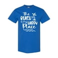 thumbnail image 1 of Inktastic Spring Break the Beach is My Happy Place T-Shirt, 1 of 5