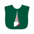 thumbnail image 1 of Inktastic Spring Gnome, Cute Gnome, Garden Gnome, Flowers Girls Baby Bib, 1 of 4