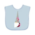 thumbnail image 1 of Inktastic Spring Gnome, Cute Gnome, Garden Gnome, Flowers Girls Baby Bib, 1 of 4
