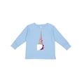 thumbnail image 1 of Inktastic Spring Gnome, Cute Gnome, Garden Gnome, Flowers Girls Long Sleeve Toddler T-Shirt, 1 of 5