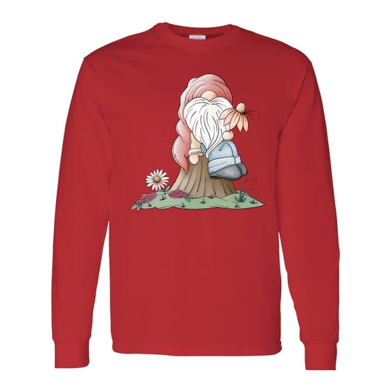 Inktastic Spring Gnome Long Sleeve T-Shirt