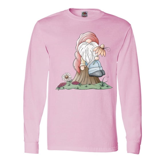 Inktastic Spring Gnome Long Sleeve T-Shirt
