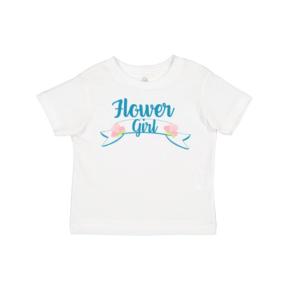 Inktastic Spring Wedding Flower Girl Banner Girls Toddler T-Shirt