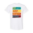 thumbnail image 1 of Inktastic Squash Player Eat Sleep Squash Repeat T-Shirt, 1 of 5