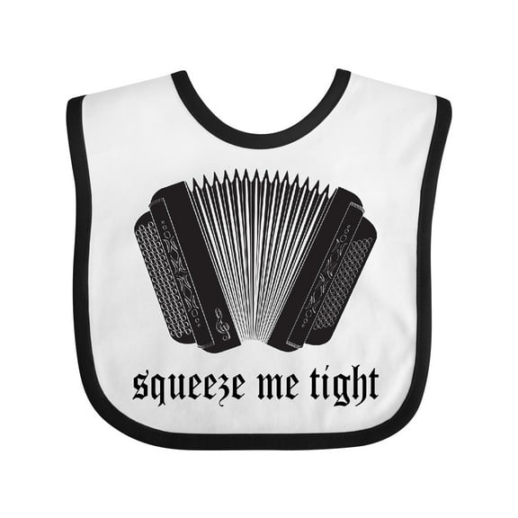 Inktastic Squeeze Me Accordion Music Boys or Girls Baby Bib