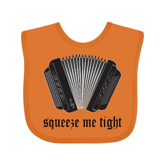 Inktastic Squeeze Me Accordion Music Boys or Girls Baby Bib