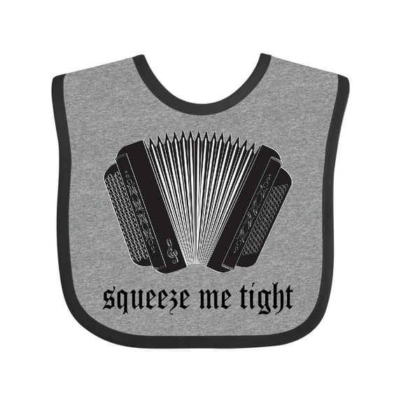 Inktastic Squeeze Me Accordion Music Boys or Girls Baby Bib