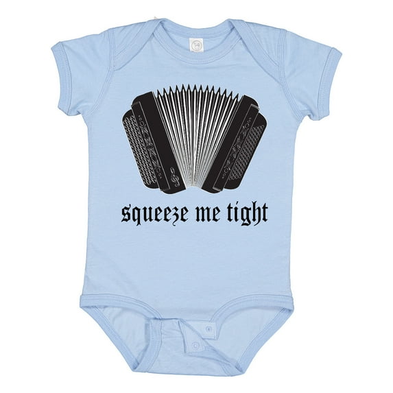 Inktastic Squeeze Me Accordion Music Boys or Girls Baby Bodysuit