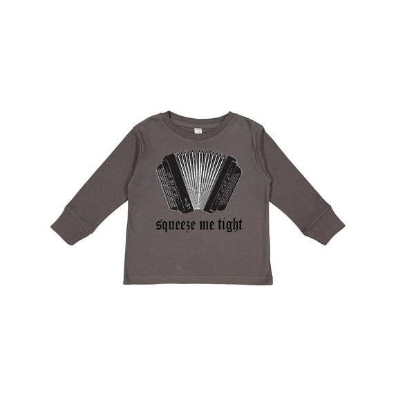 Inktastic Squeeze Me Accordion Music Gift Boys or Girls Long Sleeve Toddler T-Shirt