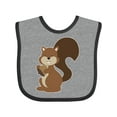 thumbnail image 1 of Inktastic Squirrel Boys or Girls Baby Bib, 1 of 4