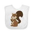 thumbnail image 1 of Inktastic Squirrel Boys or Girls Baby Bib, 1 of 4