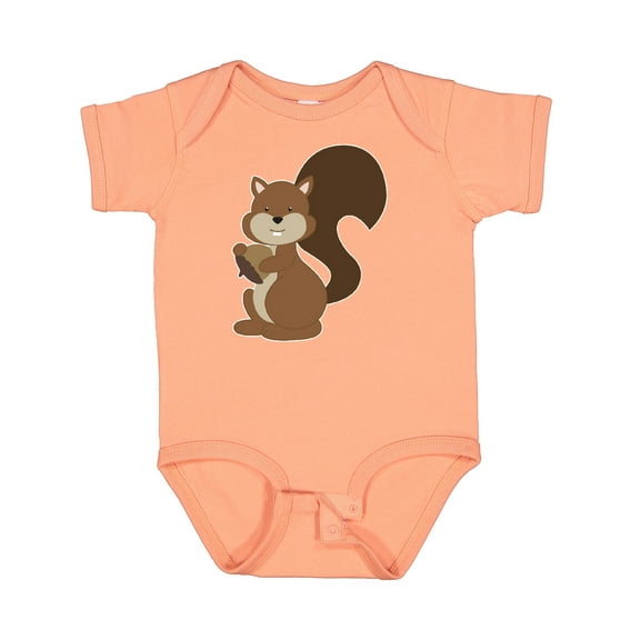 Inktastic Squirrel Boys or Girls Baby Bodysuit