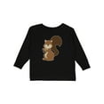 thumbnail image 1 of Inktastic Squirrel Boys or Girls Long Sleeve Toddler T-Shirt, 1 of 5