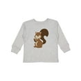 thumbnail image 1 of Inktastic Squirrel Boys or Girls Long Sleeve Toddler T-Shirt, 1 of 5