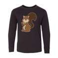 thumbnail image 1 of Inktastic Squirrel Long Sleeve Youth T-Shirt, 1 of 5