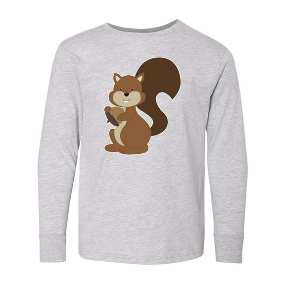 Inktastic Squirrel Long Sleeve Youth T-Shirt