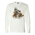 thumbnail image 1 of Inktastic Squirrel Superhero Landing with Acorns Long Sleeve T-Shirt, 1 of 5