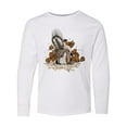 thumbnail image 1 of Inktastic Squirrel Superhero Landing with Acorns Long Sleeve Youth T-Shirt, 1 of 5