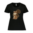 thumbnail image 1 of Inktastic Squirrel Women's Plus Size T-Shirt, 1 of 5