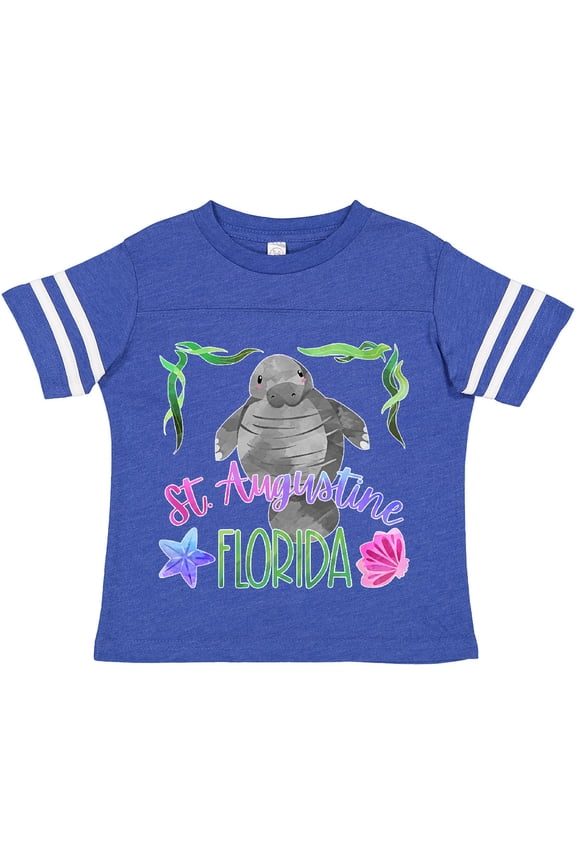 St. Augustine Florida Cute Swimming Manatee Boys or Girls Toddler T-Shirt