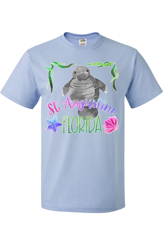 St. Augustine Florida Cute Swimming Manatee T-Shirt