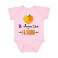 thumbnail image 1 of Inktastic St. Augustine Florida Orange in Heart Boys or Girls Baby Bodysuit, 1 of 5