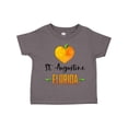 thumbnail image 1 of Inktastic St. Augustine Florida Orange in Heart Boys or Girls Toddler T-Shirt, 1 of 5