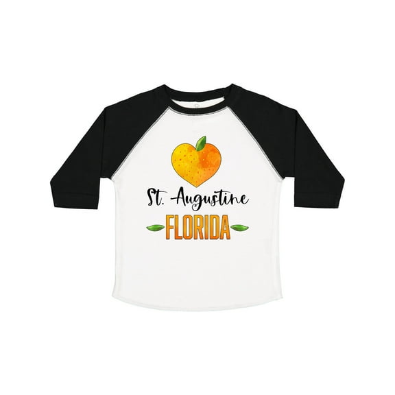 Inktastic St. Augustine Florida Orange in Heart Boys or Girls Toddler T-Shirt