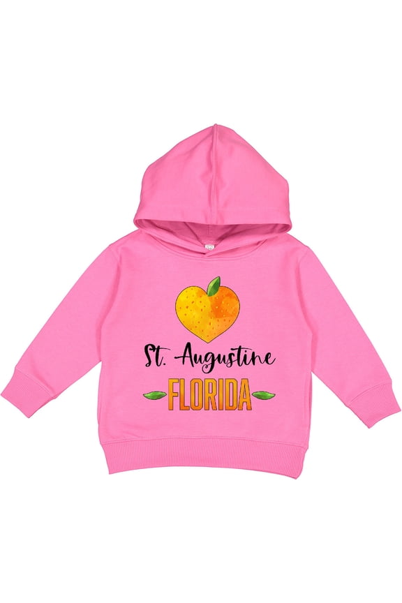 St. Augustine Florida Orange in Heart Toddler Hoodie