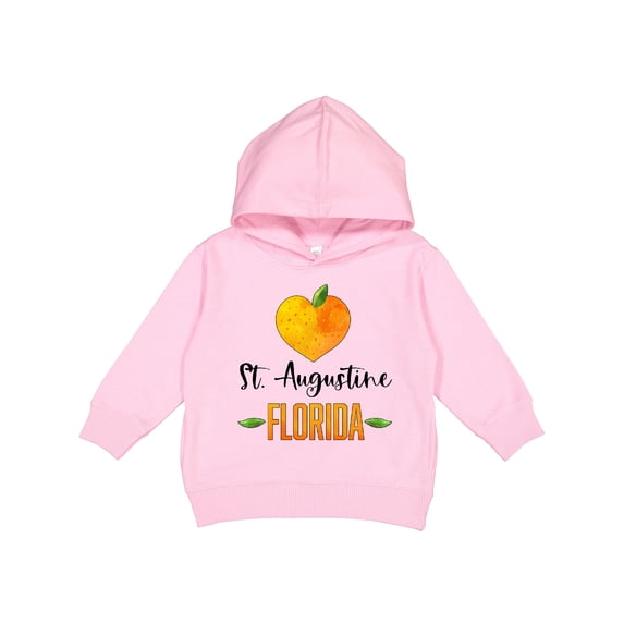 Inktastic St. Augustine Florida Orange in Heart Toddler Hoodie