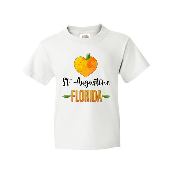 Inktastic St. Augustine Florida Orange in Heart Youth T-Shirt