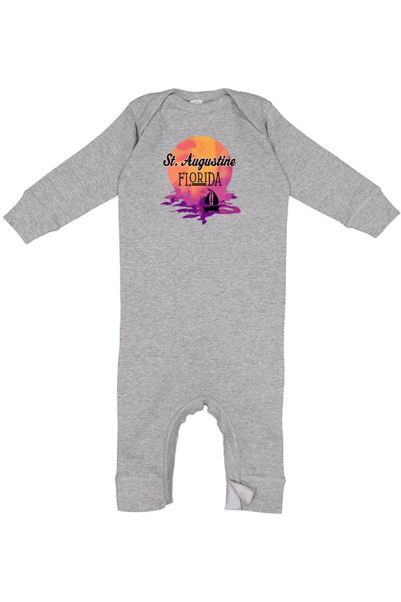 St. Augustine Florida Vacation Baby Romper Coveralls