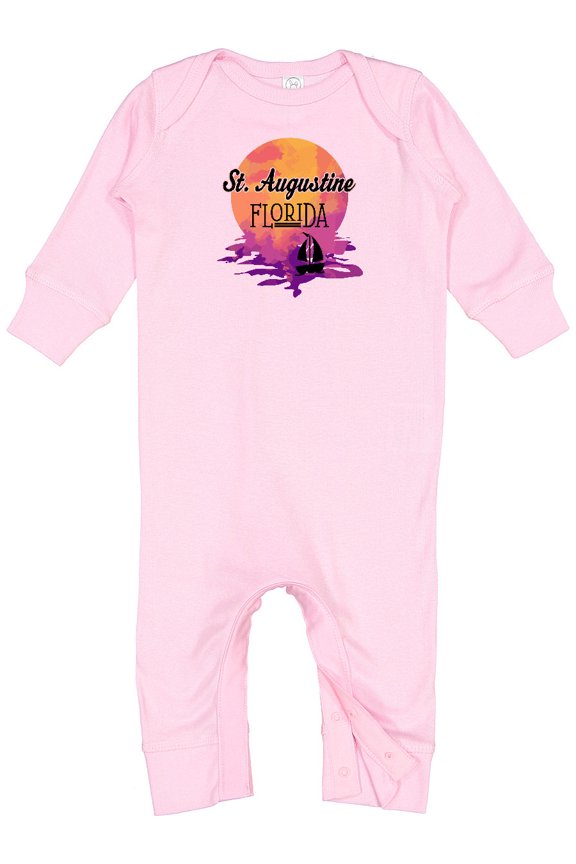 St. Augustine Florida Vacation Baby Romper Coveralls