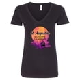 thumbnail image 1 of Inktastic St. Augustine Florida Vacation Women's V-Neck T-Shirt, 1 of 5