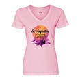 thumbnail image 1 of Inktastic St. Augustine Florida Vacation Women's V-Neck T-Shirt, 1 of 5