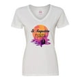 thumbnail image 1 of Inktastic St. Augustine Florida Vacation Women's V-Neck T-Shirt, 1 of 5