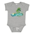 thumbnail image 1 of Inktastic St Lucia Vacation Cruise Trip Boys or Girls Baby Bodysuit, 1 of 5