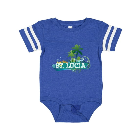 Inktastic St Lucia Vacation Cruise Trip Boys or Girls Baby Bodysuit