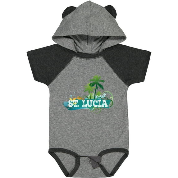 Inktastic St Lucia Vacation Cruise Trip Boys or Girls Baby Bodysuit