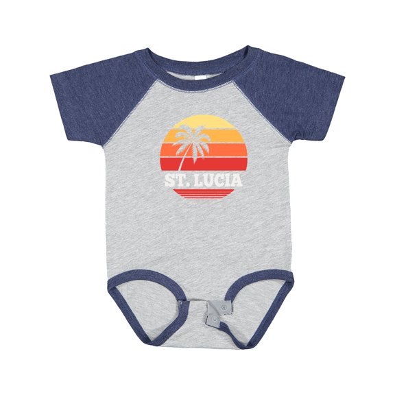 Inktastic St Lucia Vacation Travel Cruise Boys or Girls Baby Bodysuit